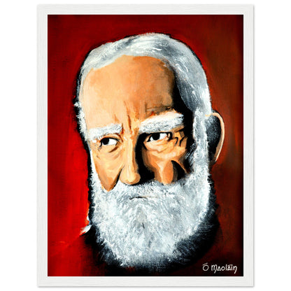 George Bernard Shaw Irish Writer Framed Art Print – room setting display | Buy Irish Art
