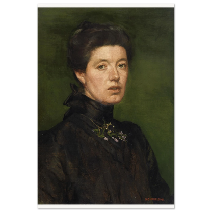 Self-portrait by Sarah Cecilia Harrison, unframed art print, 40x60 cm