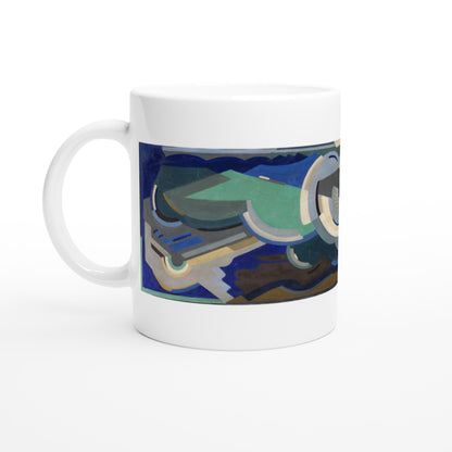 Sea Rhythm Mug by Mainie Jellett – Irish gift ceramic mug | Buy Irish Art