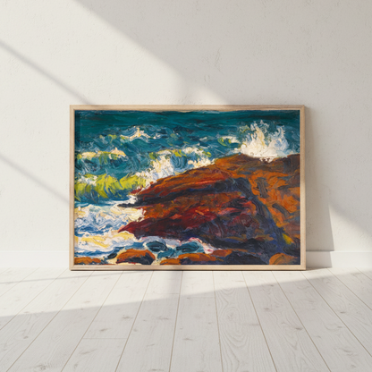 Seascape by Irish Artist Roderic O'Conor Art Print