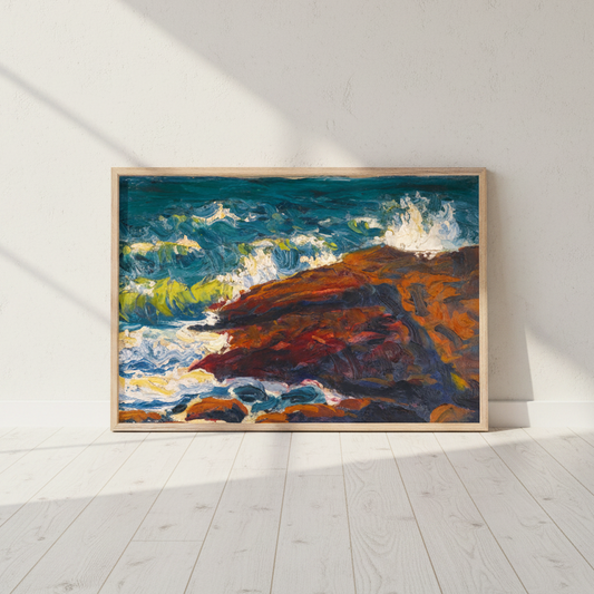 Seascape by Irish Artist Roderic O'Conor Art Print