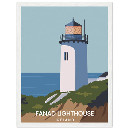 Fanad Head Lighthouse Framed Print | Donegal Coastal Wall Art – view 9 | Buy Irish Art