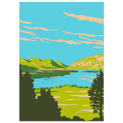 Glenveagh National Park Framed Print – room setting display | Buy Irish Art