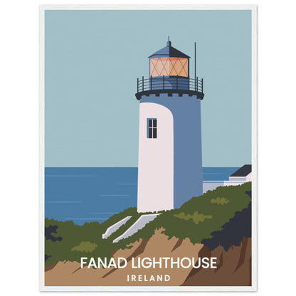 Fanad Head Lighthouse Framed Print | Donegal Coastal Wall Art – view 7 | Buy Irish Art