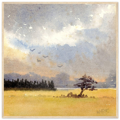 Landscape with Tree Silhouette – Percy French Collector’s Edition – view 6 | Buy Irish Art