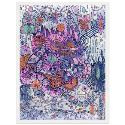 Butterfly Textile Design by Harry Clarke Framed Wall Art Print – view 8 | Buy Irish Art