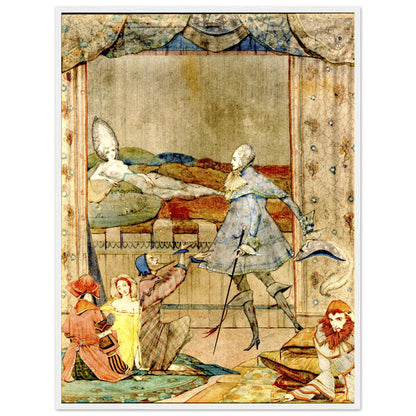 He Saw, Upon a Bed, the Finest Sight Was Ever Beheld by Harry Clarke – Framed Reproduction Print – view 9 | Buy Irish Art