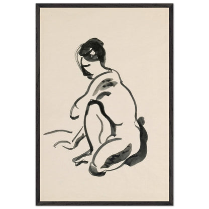 A Crouched Female Nude — Mainie Jellett | Irish Art Print – view 9 | Buy Irish Art