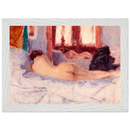 A Reclining Nude before a Mirror by Irish Artist Roderic O'Conor Framed Art Print – view 6 | Buy Irish Art