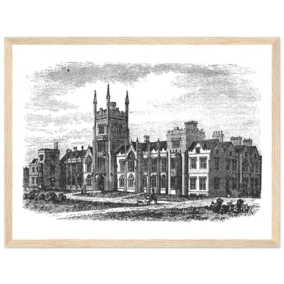 Belfast Queen's University Framed Wall Art Print – room setting display | Buy Irish Art