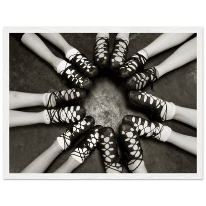 Irish Dancing Shoes Black & White Photographic Framed Wall Art Print – view 9 | Buy Irish Art