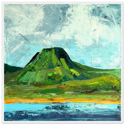 Lurig Mountain & Cushendall Beach Art Print by Ó Maoláin – view 7 | Buy Irish Art