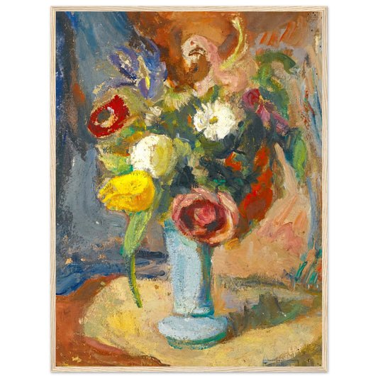Vase of Flowers by Irish Artist Roderic O'Conor Framed Art Print – framed print close-up | Buy Irish Art