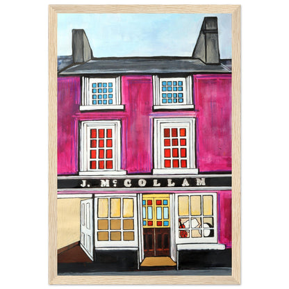 Johnny Joe's Pub, Cushendall Framed Art Print – Irish wall art print | Buy Irish Art
