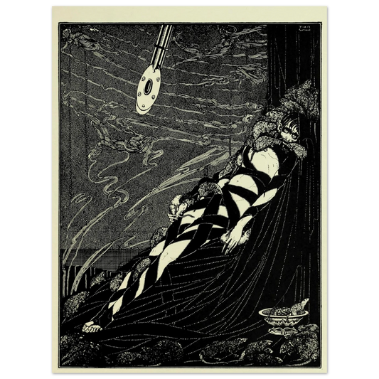Harry Clarke Art Print – Poe’s Tales of Mystery (1923) – “Swarmed Upon Me” | Museum-Quality Framed Reproduction – Irish wall art print | Buy Irish Art