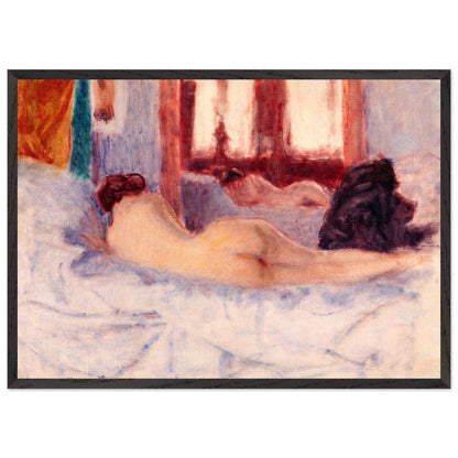 A Reclining Nude before a Mirror by Irish Artist Roderic O'Conor Framed Art Print – view 14 | Buy Irish Art