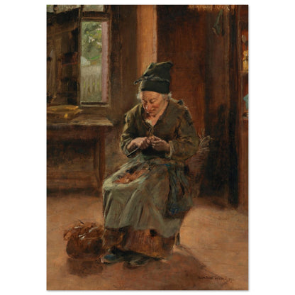 An Interior of a Breton Cottage by Irish Artist Helen Mabel Trevor – view 5 | Buy Irish Art