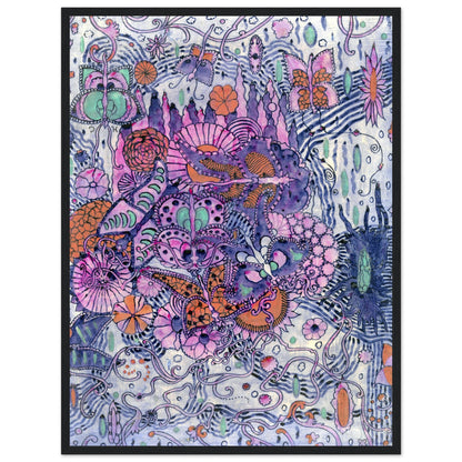 Butterfly Textile Design by Harry Clarke Framed Wall Art Print – view 7 | Buy Irish Art