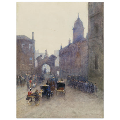 Going to the Levée at Dublin Castle by Irish Artist Rose Barton Museum Quality Art Print – room setting display | Buy Irish Art