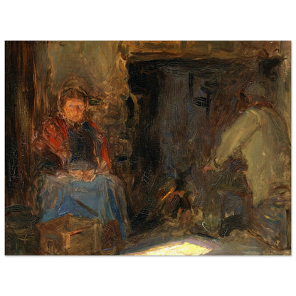 A Galway Cottage - Art Print by Irish Artist  Walter Frederick Osborne – view 11 | Buy Irish Art
