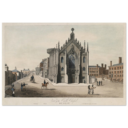 The Chapel Royal, Dublin Castle – Museum-Quality Reproduction Print – Irish wall art print | Buy Irish Art