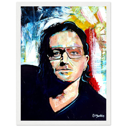 Vibrant Bono U2 Framed Wall Art Print – view 12 | Buy Irish Art