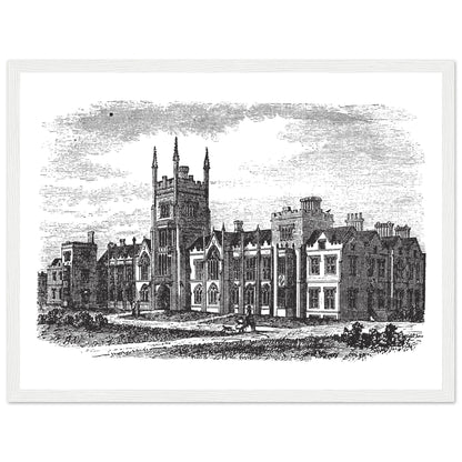 Belfast Queen's University Framed Wall Art Print – detail view | Buy Irish Art