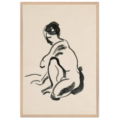 A Crouched Female Nude — Mainie Jellett | Irish Art Print – view 6 | Buy Irish Art
