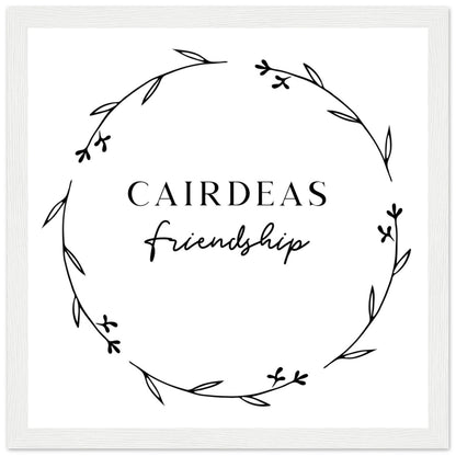 Cairdeas Friendship Irish Prints, Irish Language Gifts, Wall Art, Gaelic Home Decor, Ireland Art, Poster, Print, Seanfhocal Proverbs Friends