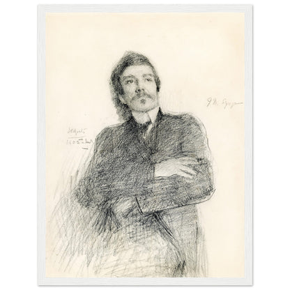 John Millington Synge – Portrait by John Butler Yeats Framed Print – view 9 | Buy Irish Art