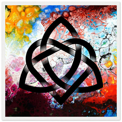 Abstract Celtic Design – Contemporary Irish Knotwork Framed Print – view 9 | Buy Irish Art
