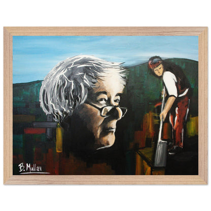 Seamus Heaney Irish Writer Framed Art Print – view 11 | Buy Irish Art
