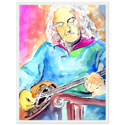 Alec Finn Bouzouki  De Dannan Art Print by Ó Maoláin – view 9 | Buy Irish Art
