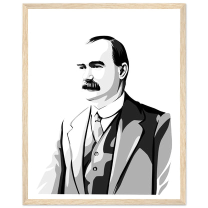 James Connolly Framed Art Print – size comparison view | Buy Irish Art