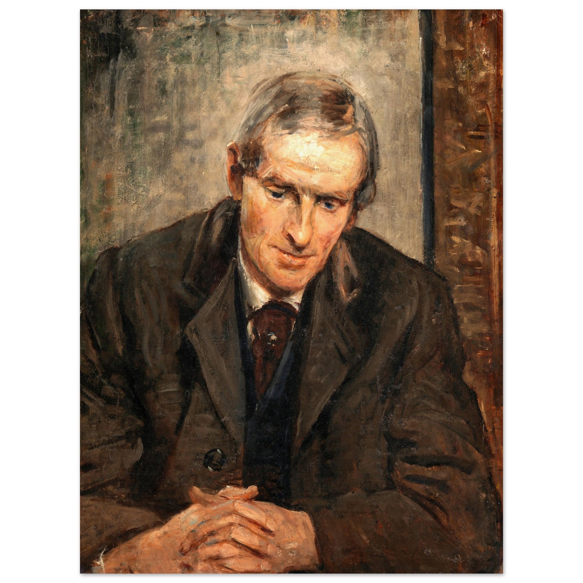 Portrait of Jack B. Yeats by Irish Artist Sarah Henrietta Purser Art Print – view 6 | Buy Irish Art