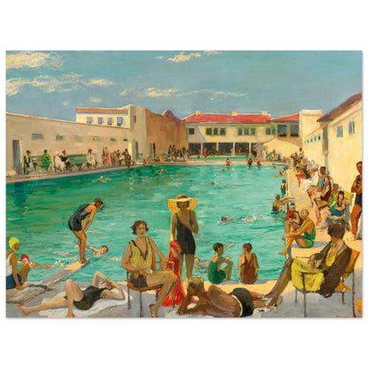 Winter in Florida by John Lavery Art Print – room setting display | Buy Irish Art