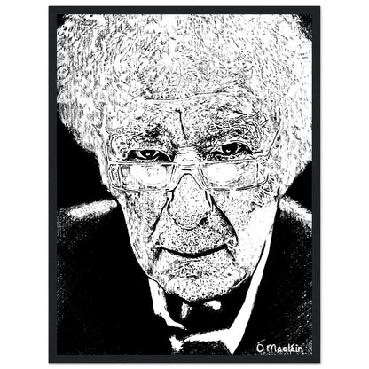 Seamus Heaney Framed Art Print by Irish Artist – view 7 | Buy Irish Art