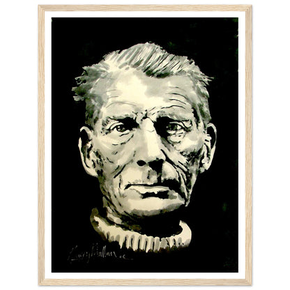 Samuel Beckett Writer Framed Art Print by Irish Artist – view 8 | Buy Irish Art