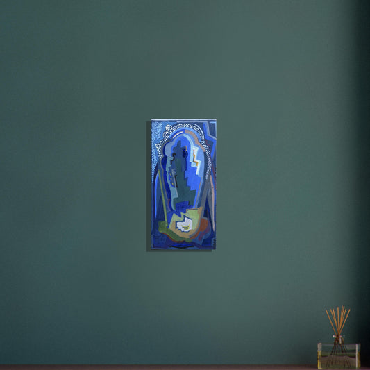 Abstract by Mainie Jellett Canvas Art Print | Irish Modernist Canvas – framed print close-up | Buy Irish Art