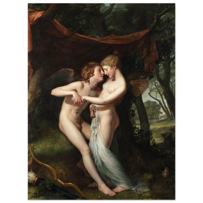 Cupid and Psyche in the Nuptial Bower by Irish Artist Hugh Douglas Hamilton Art Print – Irish gift ceramic mug | Buy Irish Art