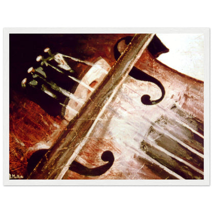Irish Fiddle & Bow - Framed Wall Art Print by Irish Artist – view 9 | Buy Irish Art