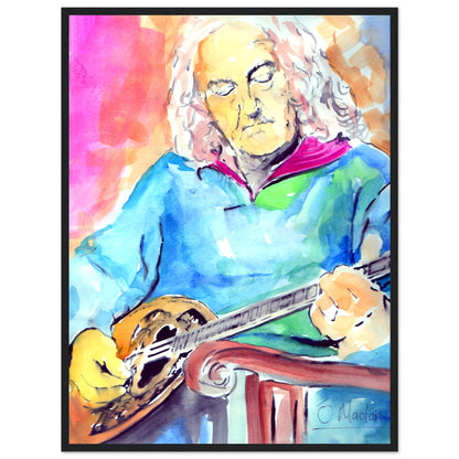 Alec Finn Bouzouki  De Dannan Art Print by Ó Maoláin – view 7 | Buy Irish Art