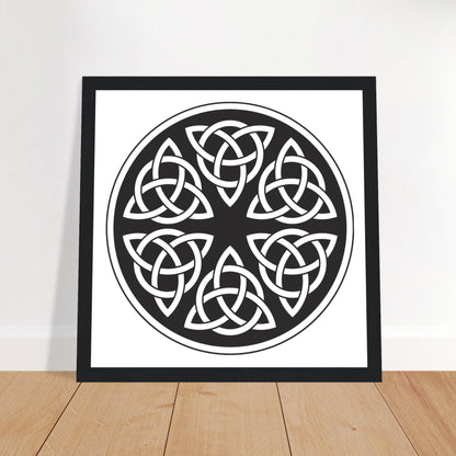 Celtic Knot Framed Art Print – size comparison view | Buy Irish Art