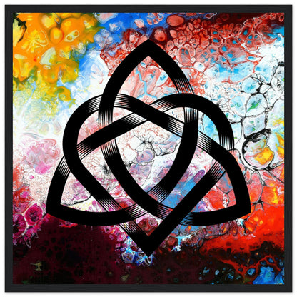 Abstract Celtic Design – Contemporary Irish Knotwork Framed Print – view 6 | Buy Irish Art