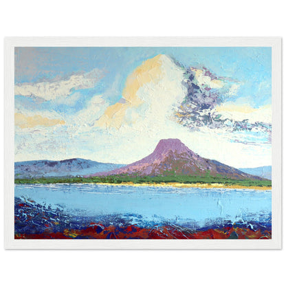 Antrim Coast – Semi-Abstract Contemporary Landscape Art Print by Ó Maoláin – Irish wall art print | Buy Irish Art