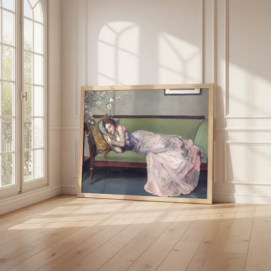 The Green Sofa – Sir John Lavery Art Print