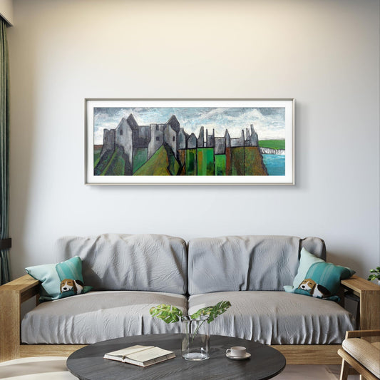 Dunluce Castle Canvas  Art Print – Irish wall art print | Buy Irish Art