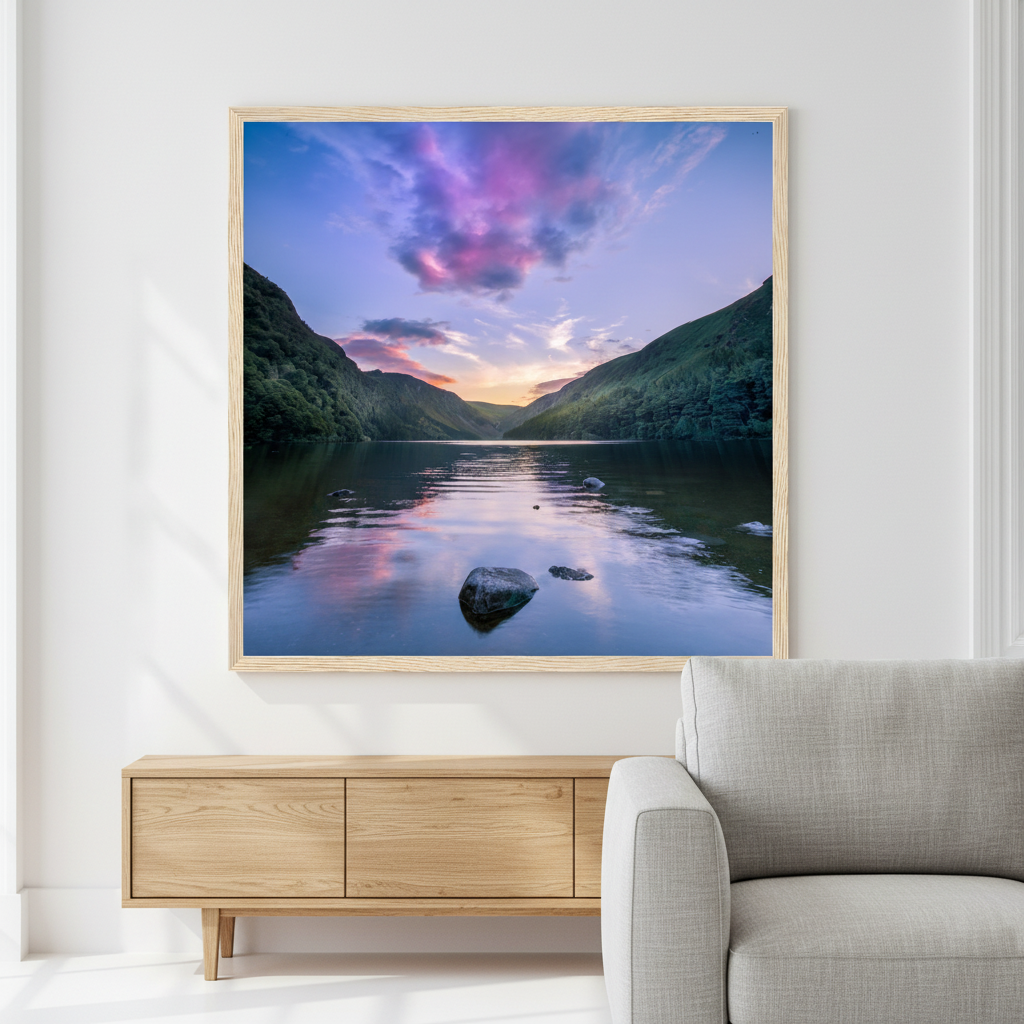 Glendalough Art Print – Irish wall art print | Buy Irish Art