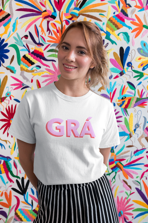 Grá - Love T léine Tee Irish Language T shirt Unisex As Gaeilge T-shirt Gaelic Celtic Tee Shirt Buy Irish Art Ireland