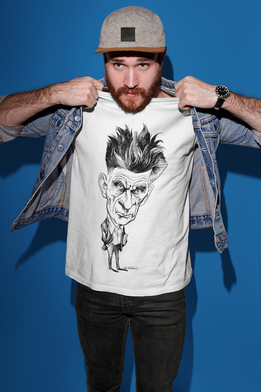 Samuel Beckett T-Shirt – Irish art wearable gift | Buy Irish Art